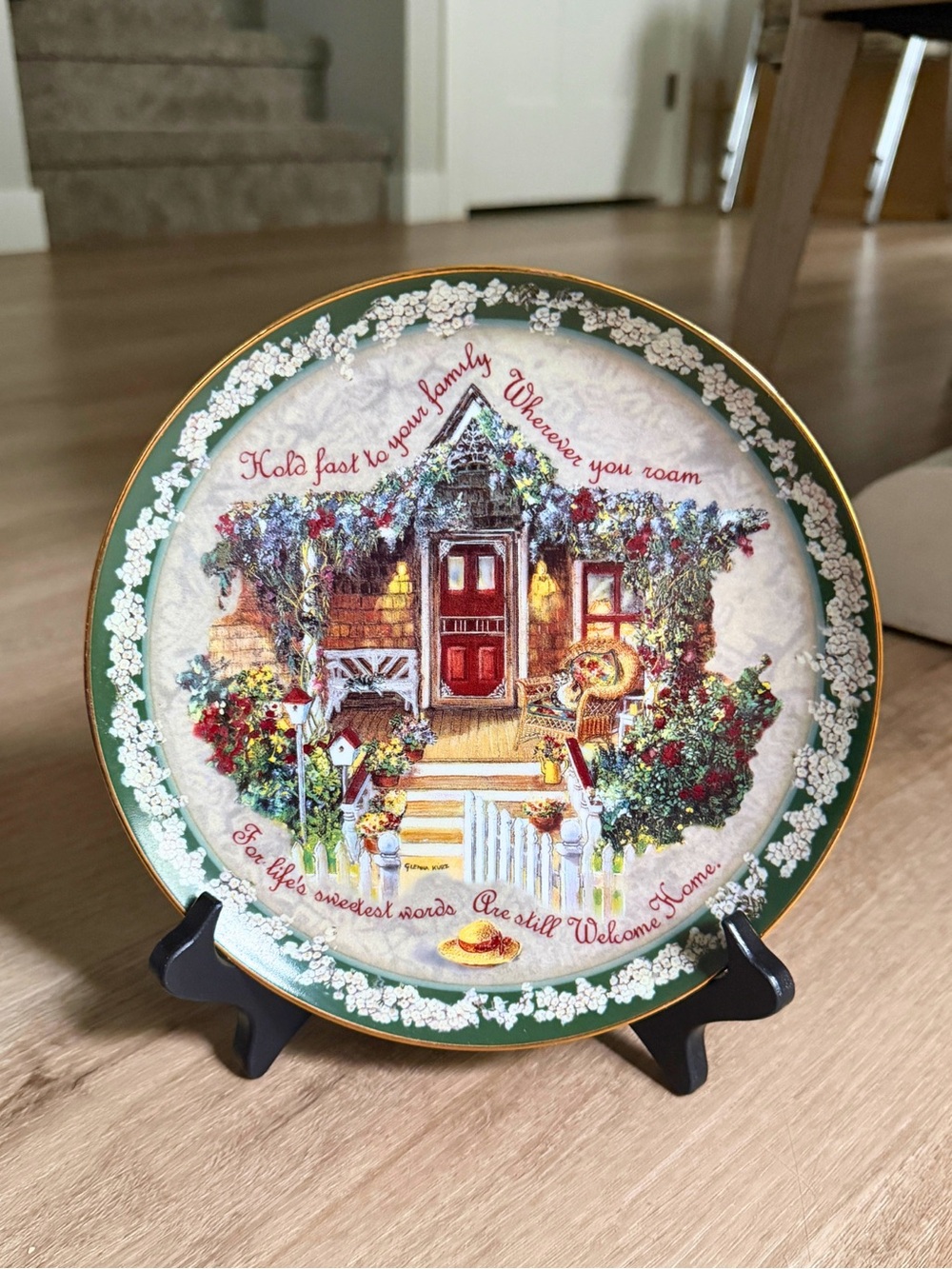 2nd Issue Bradford Exchange Welcome Home Plate